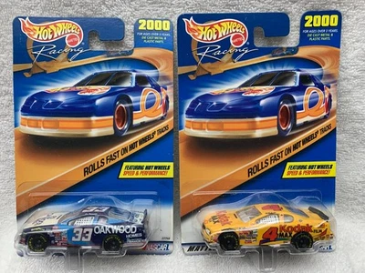 Three (3)  2000 HOT WHEELS NASCAR Racing Series ~ #4, #22, & #33 ~ NEW in PKG - Image 1 of 4