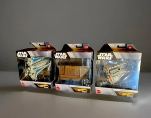 Star Wars Hot Wheels Starship Select Lot Gauntlet Sandcrawler Snowspeeder Mattel - Picture 1 of 8