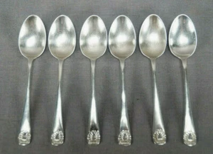 Set of 6 Cooper Brothers & Sons Sheffield Sterling Silver Demitasse Spoons C1955 - Picture 1 of 9