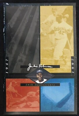 Jackie Robinson 50th Anniversary 1997 Program MLB Baseball "Los Angeles Dodgers" - Image 1 of 4