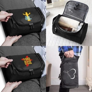 Mens Travel Wash Bag Hanging Toiletry Large Capacity Shaving Gym Makeup Bag UK - Picture 1 of 32