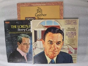 3 Gospel Albums, Vintage, Gaither, Como, George Beverly Shea, Christian Music - Imagen 1 de 20