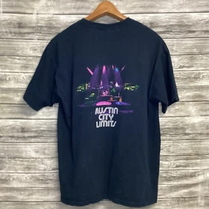 Austin City Limits Shirt Maglietta Uomo Grande Nera ACL Music Fest Grafica Tee - Foto 1 di 9