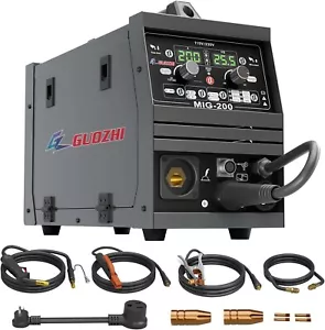 200Amp MIG Welder,110/220V Dual Voltage, Gas Gasless MIG Welding Machine - Picture 1 of 6
