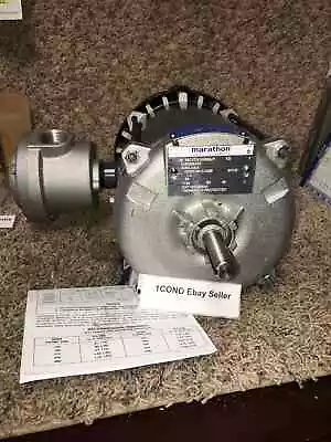 Marathon 1/2 HP Hazardous Location Motor, Capacitor-Start, 1725 Nameplate RPM, - Image 1 of 4