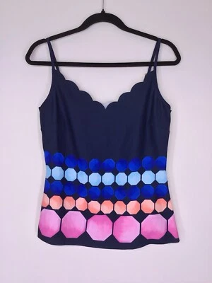 Camiseta sin mangas Ted Baker multicolor Cerion Marina mosaico vieira talla pequeña Foto 1 de 4