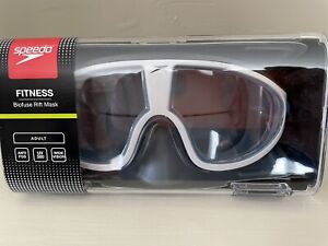 Speedo Biofuse Rift Mask Goggles New Swimming Antifog Leisure Unisex. White