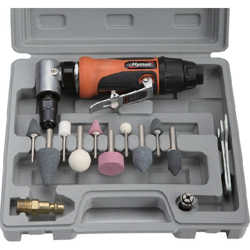 KIT DE AMOLADORA DE TROQUEL DE AIRE DE ÁNGULO RECTO DE 1/4" (6 MM) MINI KIT DE AMOLADORA DE TROQUEL DE ÁNGULO DE AIRE - Imagen 1 de 1