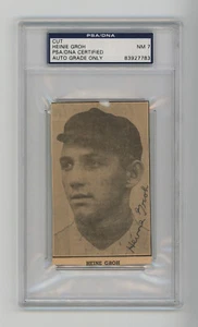 Heinie Groh Signed PSA/DNA COA Autographed NP Photo Autograph Auto Rare D:1968 - Picture 1 of 3