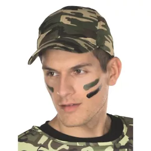 ARMY CAP Camouflage / US Army Basecap Käppi Mütze Hut Karneval Kostüm Party - Bild 1 von 1