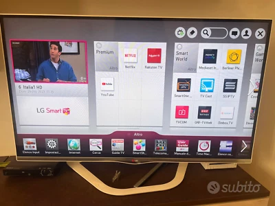 TV LG Smart 47 pollici, mod 47LA667S-ZB [R1] Bianco - Immagine 1 di 4