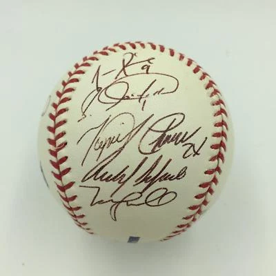 2005 Florida Marlins Team Signed Baseball Miguel Cabrera Josh Beckett PSA DNA - Image 1 of 4