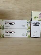 2- GLAMFOX Firming, Brightening Hyaluronic Vitamins Eye Cream & 1 Firming Serum