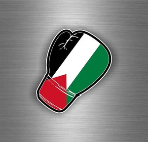 Aufkleber Sticker Auto Motorrad Boxhandschuh Flagge Palästina Palästinenser R2 - Bild 1 von 1