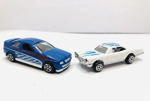 Diecast Straßenbahn Paar Motor Max #blau & weiß Racer AD40 - Bild 1 von 6