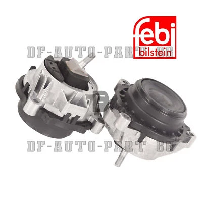 FEBI Left & Right Engine Motor Mount Set For BMW 230i 330i 430i 2.0L 2017-2020 - Image 1 of 4