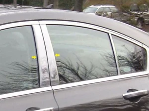 2009-2014 ACURA TL 4 PIECE STAINLESS PILLAR POST TRIM. MOLDING SET. - Picture 1 of 1