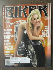 BIKER MAGAZINE #169 APRIL 1999 EASY RIDERS + CENTERFOLD MOTORCYCLES DAVID MANN - Picture 1 of 2