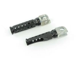 Carreras Par Delantero Reposapiés Negro adecuado para Suzuki Gsxr 750W (II) GR7B - Imagen 1 de 2