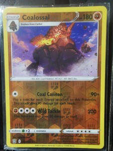 Pokemon Coalossal Ilus, AKIRA EGAWA Reverse Holo Card SealedinSleeve monst48