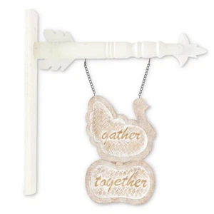 Resin Holzmaserung Türkei "GATHER HERE" Pfeil Ersatzschild von K&K Interiors - Bild 1 von 1