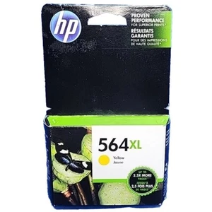 Brandneu HP 564XL Tintenpatrone mit hoher Reichweite - Gelb Ablaufdatum März 2016 - Bild 1 von 2