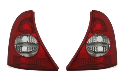 Rückleuchten Set für Renault Clio 2 98-03 in Klarglas Rot Weiss Heckleuchten - Bild 1 von 3