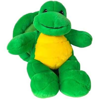 Build A Bear Turtle With Shell Backpack Not Attached Green Yellow Stuffed Animal - Image 1 of 4