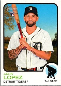 2022 Topps Heritage High Number - Jack Lopez #606 (RC) - Zdjęcie 1 z 2