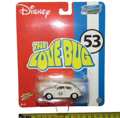 Vintage Disney The Love Bug Herbie No. 53 Johnny Lightning SEALED - Image 1 of 4