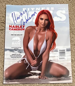 HARLEY CAMERON Signed Autographed Fitness Gurls Magazine June/July 2022 AEW - Picture 1 of 11