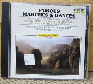 Famous Marches & Dances- Sandor, Budapest Philharmonic - LaserLight CD 1989 - Picture 1 of 3