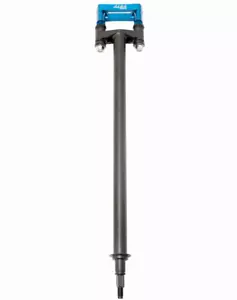Vástago de dirección LTR 450 +2" negro cromo 1 1/8 barra abrazadera azul 694 L - Imagen 1 de 3