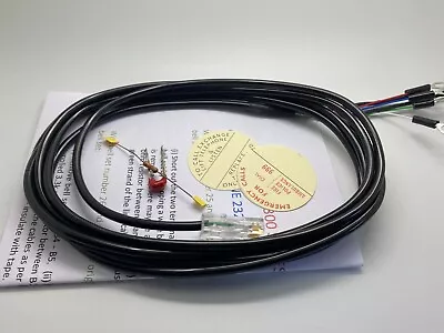 Gpo 333 Bakelite Telephone Conversion Kit & 2.3m Black Line Cable • 8.24€