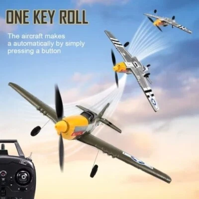 RC Plane P51 Mustang 2.4G Radio EPP Foam 4CH 6 Axis RTF Remote Control Fighter - Image 1 of 4
