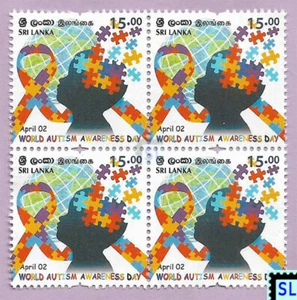 Sri Lanka Stamps 2022, World Autism Awareness Day, Medical, Health, MNH - Picture 1 of 1
