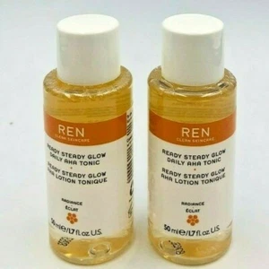 Ren Ready Steady Glow Daily Aha Radiance Tonic 50 ml / 1.7oz Each New Choose QTY - Picture 1 of 6