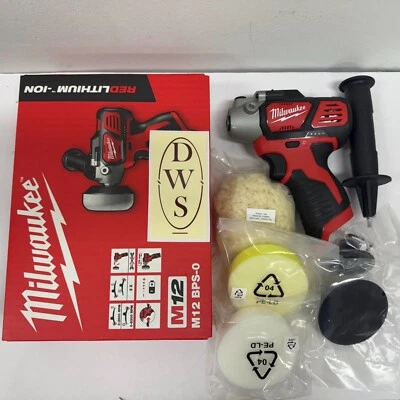 Milwaukee M12 BPS-0 Inalámbrico Sub Compacto Pulidora Lijadora Amoladora Cuerpo Solo Foto 1 de 3
