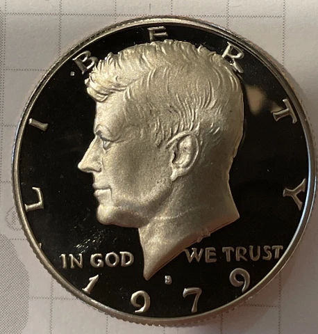 1979 S PROOF KENNEDY HALF DOLLAR FROM PROOF SET WITH FREE SHIPPING Cover