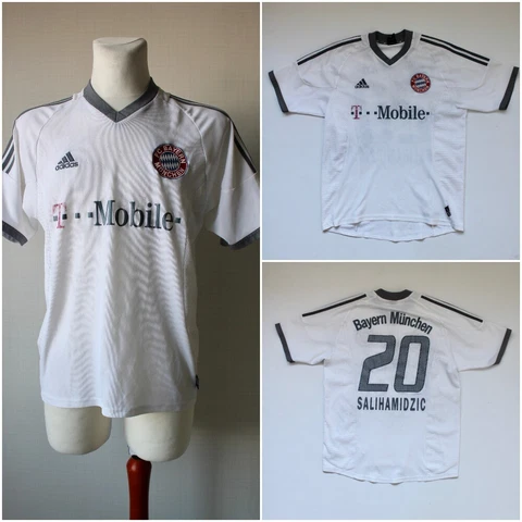 Bayern Munich 2002-03 Authentic Away Shirt Salihamidzic #20 Jersey M Munchen Cover