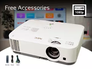 3LCD Projector Professional 3300 Lumens 1080p HDMI - Up to 300" Display - Picture 1 of 12