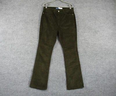 Old Navy Pants Womens 12 Brown Corduroy Extra High Rise Boot Cut Stretch 34x32 - Image 1 of 4