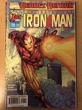 The Invincible Iron Man - Lot of 10 (Marvel 1998) Heroes Return