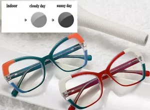 Gafas de lectura fotocromáticas de transición para mujer aumento multifocal bifocal bifocal - Imagen 1 de 18