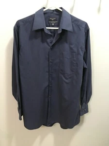 Camisa de vestir azul marino Dockers talla M 15-15 1/2 - Imagen 1 de 6