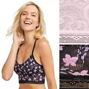 Maidenform DM4010 reggiseno wireless pullover pizzo elasticizzato confezione da 2 piccoli - Foto 1 di 1