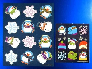 Carson Dellosa Schneemänner & Pinguine Winter volle Größe & Kleinbogen - Bild 1 von 3