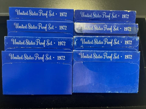 1972 US Mint Proof Set Cover
