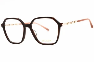 ESCADA VESD54 0752 Eyeglasses Havana Frame 52mm - Picture 1 of 4