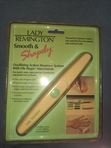 Sistema de manicura suave y moldeado Lady Remington 1990 NUEVO sellado Nuevo de Lote Antiguo - Imagen 1 de 2